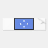 Micronesia Flag Bumpersticker (Voorkant)