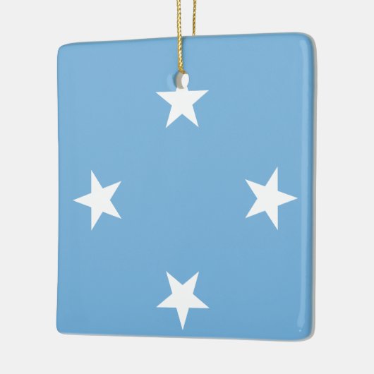 Micronesia Flag Keramisch Ornament (Links)
