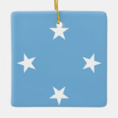 Micronesia Flag Keramisch Ornament (Voorkant)