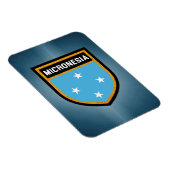 Micronesia Flag Magneet (Rechterzijde)