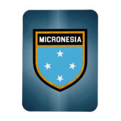 Micronesia Flag Magneet (Verticaal)