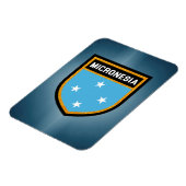 Micronesia Flag Magneet (Linkerzijde)