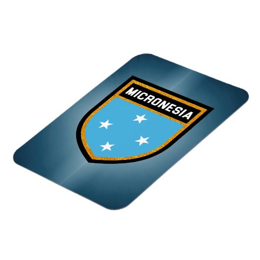 Micronesia Flag Magneet (Linkerzijde)