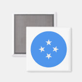 Micronesia Flag Magneet (Voorkant / Achterkant)
