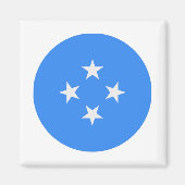 Micronesia Flag Magneet (Voorkant)
