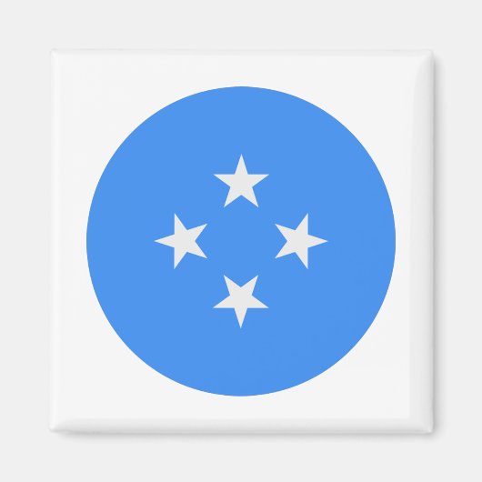Micronesia Flag Magneet (Voorkant)