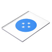 Micronesia Flag Notitieboek (Linkerzijde)