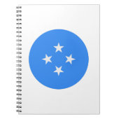 Micronesia Flag Notitieboek (Voorkant)