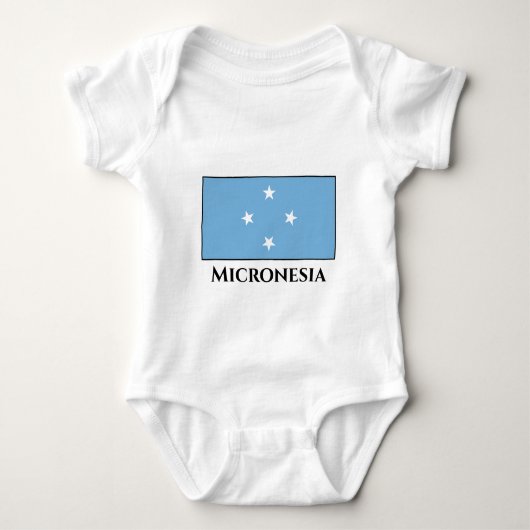 Micronesia Flag Romper (Voorkant)