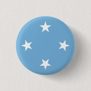 Micronesia Flag Ronde Button 3,2 Cm