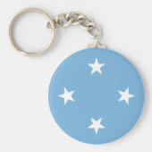 Micronesia Flag Sleutelhanger (Voorkant)