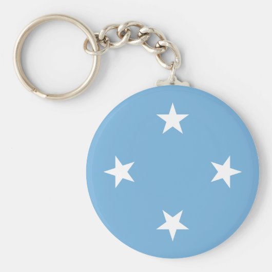 Micronesia Flag Sleutelhanger (Voorkant)
