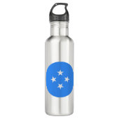 Micronesia Flag Waterfles (Voorkant)