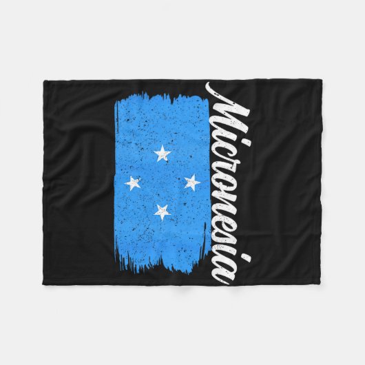 Micronesia fleece deken (Voorkant (Horizontaal))