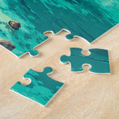 Micronesia Illustratie Reis Kunst Vintage Legpuzzel (Zijkant)