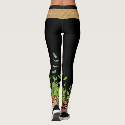 Micronesia Islander in eilandstijl Leggings (Achterkant)