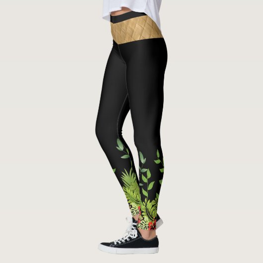 Micronesia Islander in eilandstijl Leggings (Links)