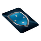 Micronesia Metallic Embleem Magneet (Rechterzijde)