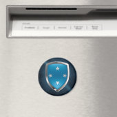 Micronesia Metallic Embleem Magneet (Insitu (Vaatwasser))