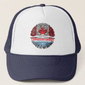 Micronesia Micronesian Canada Canada Tree Roots Trucker Pet (Voorkant)
