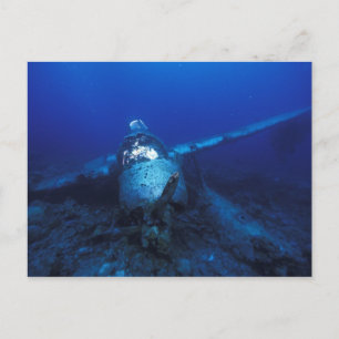 Micronesia, Palau, werelderfgoedgebied. WWII Briefkaart