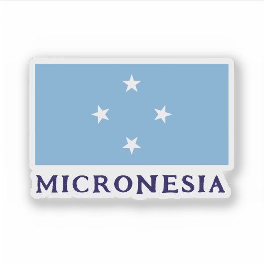 Micronesia Sticker (Voorkant)