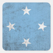 Micronesia Vierkante Sticker (Voorkant)