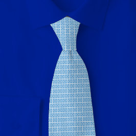 Micronesia Vlag Baksteenpatroon Stropdas