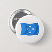 Micronesia Vlag Knop Ronde Button 5,7 Cm (Voorkant /achterkant)