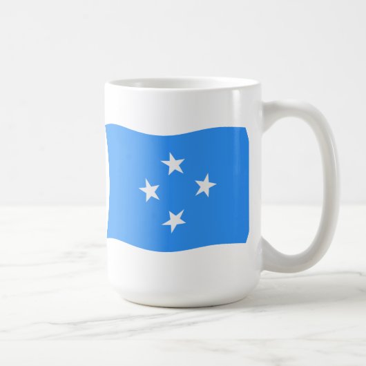 Micronesia Vlag Mokka Koffiemok (Rechts)