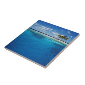 Micronesie, Tonowas, Uitzicht van idyllische tropi Tegeltje (Zijkant)