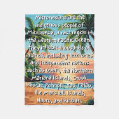 Micronesië Wij zijn een deken (Voorkant)