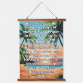 Micronesiërs: Wij zijn één Hangend Wandkleed (Voorkant)