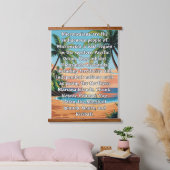 Micronesiërs: Wij zijn één Hangend Wandkleed (Slaapkamer)