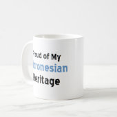 Micronesische Erfgoed Koffie mok (Voorkant links)