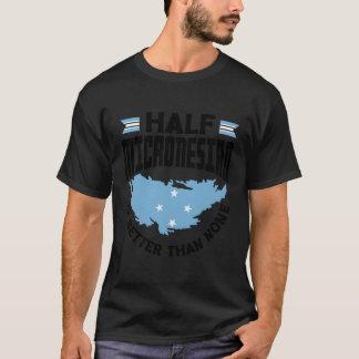 Micronesische Micronesische vlag half micro T-shirt