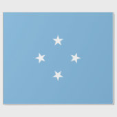Micronesische vlag (Federale Staten van Micronesia Cadeaupapier (Vlak)