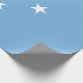 Micronesische vlag (Federale Staten van Micronesia Cadeaupapier (Hoek)