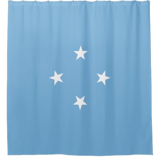 Micronesische vlag (Federale Staten van Micronesia Douchegordijn (Voorkant)
