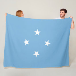 Micronesische vlag (Federale Staten van Micronesia Fleece Deken