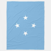 Micronesische vlag (Federale Staten van Micronesia Fleece Deken (Voorkant)