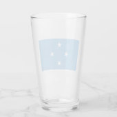Micronesische vlag (Federale Staten van Micronesia Glas (Achterkant)