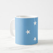 Micronesische vlag (Federale Staten van Micronesia Koffiemok (Voorkant links)