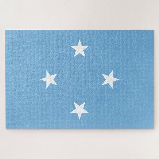 Micronesische vlag (Federale Staten van Micronesia Legpuzzel (Horizontaal)