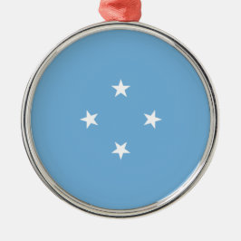 Micronesische vlag (Federale Staten van Micronesia Metalen Ornament