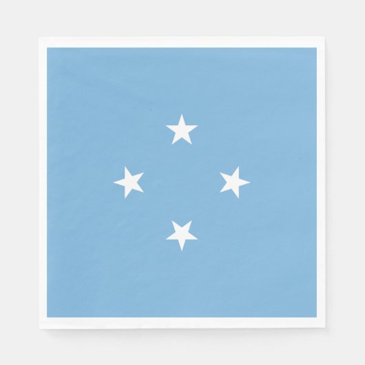 Micronesische vlag (Federale Staten van Micronesia Servet (Voorkant)