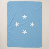 Micronesische vlag (Federale Staten van Micronesia Sherpa Deken (Voorkant)