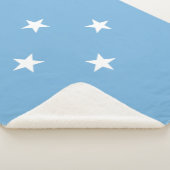 Micronesische vlag (Federale Staten van Micronesia Sherpa Deken (3/4)