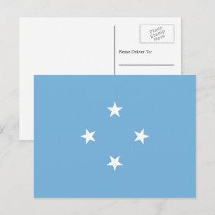 Micronesische vlag, Federale Staten van Micronesië Briefkaart
