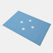 Micronesische vlag (Federale Staten van Micronesië Deurmat (Schuin)